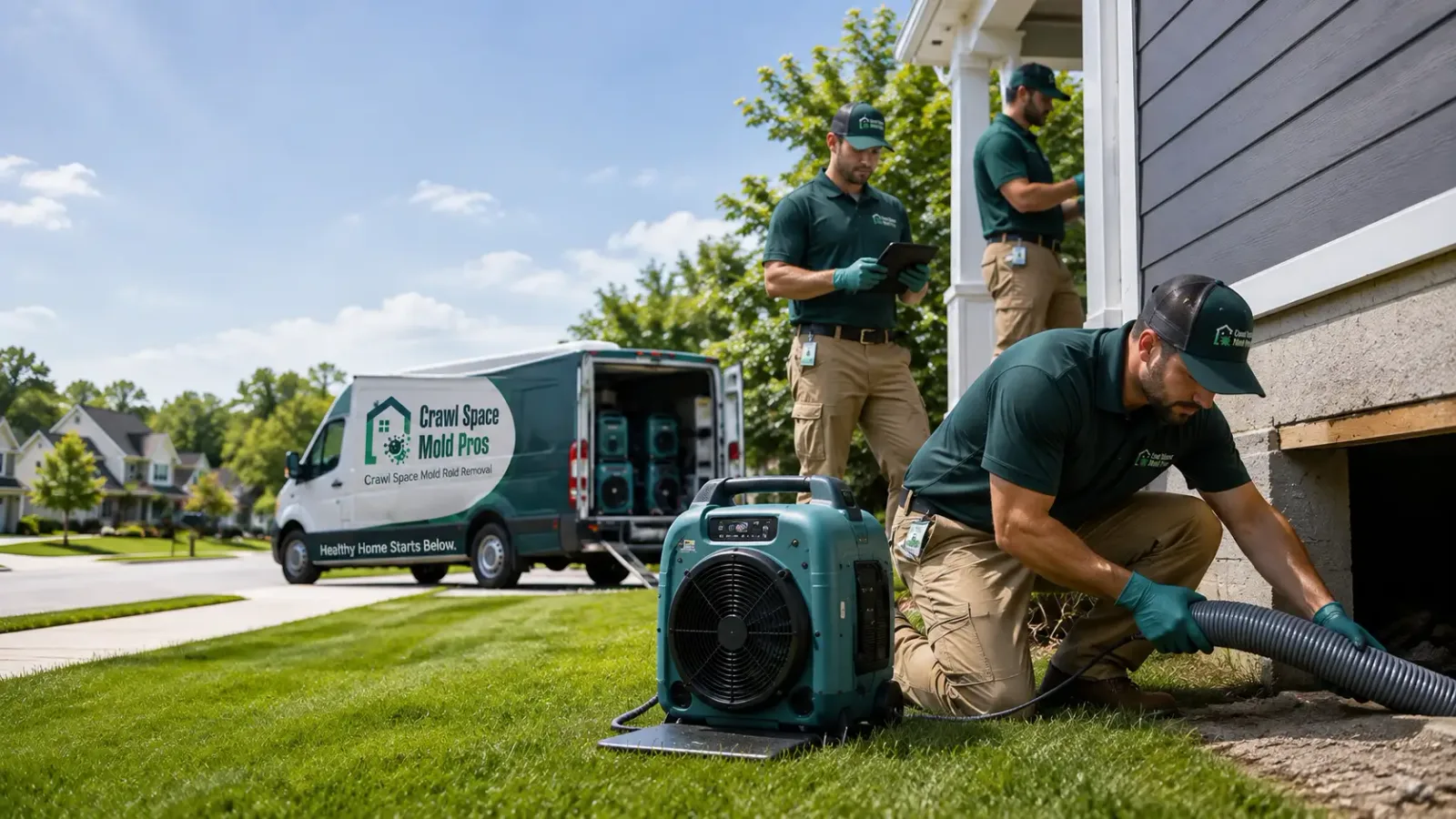 Crawl Space Mold Removal in Watauga, SD